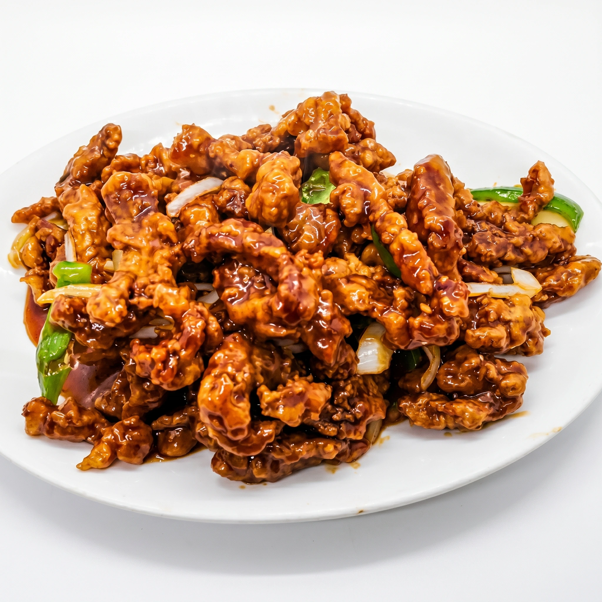 Ginger fried beef at Signature Garden Chinese restaurant in Beddington Heights, Calgary NE
